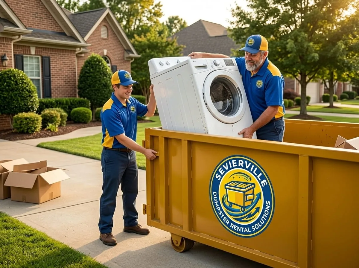 15 Yard Dumpster rental in Sevierville TN 15 Yard Dumpster roll-off container in Sevierville TN
