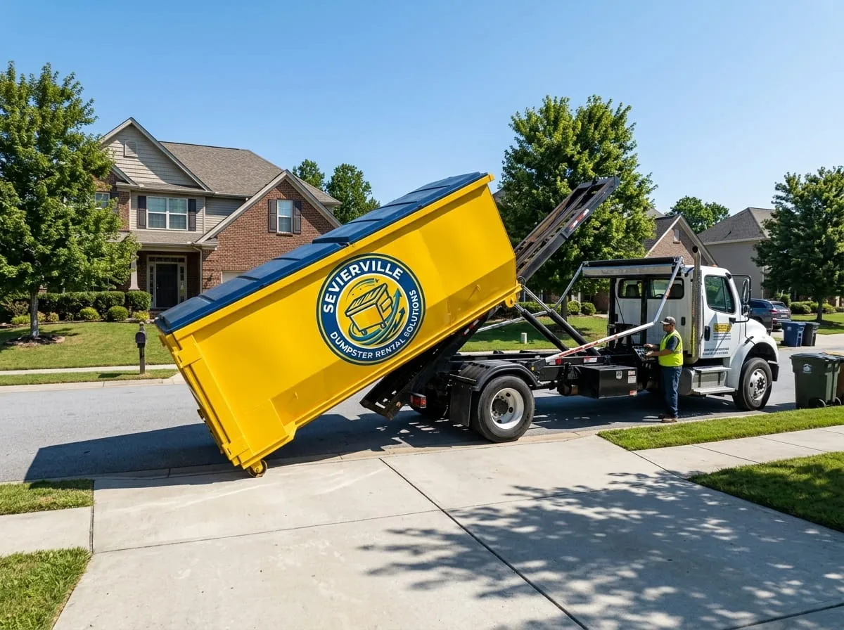 Dumpster rental in Jones Cove TN Roll-off dumpster rental serving Jones Cove, TN